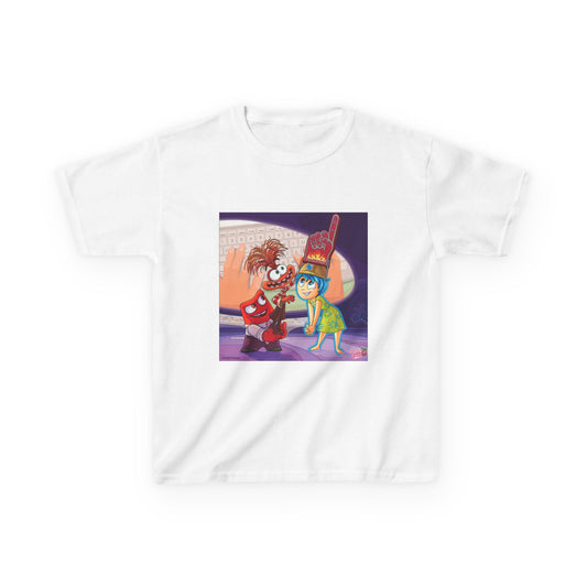 Kids Tee — Colorful Cartoon Space Duo Kids T-Shirt